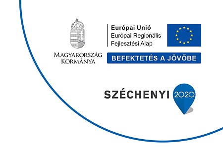 Széchenyi 2020 — a projekt az Európai Unió támogatásával, az Európai Regionális Fejlesztési Alap társfinanszírozásával valósul meg